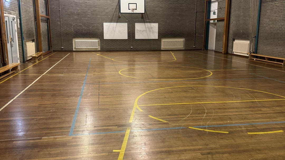 Gymnasium at Highgate Wood School in London