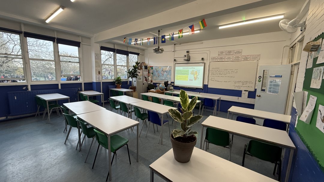 Training room at Highgate Wood School in London