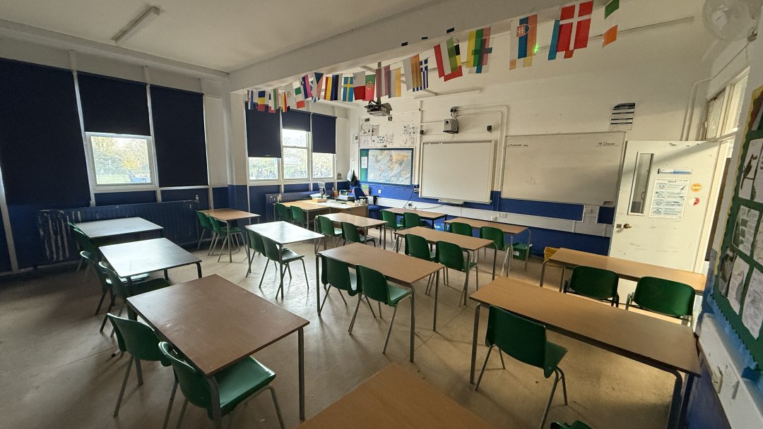 Training room at Highgate Wood School in London