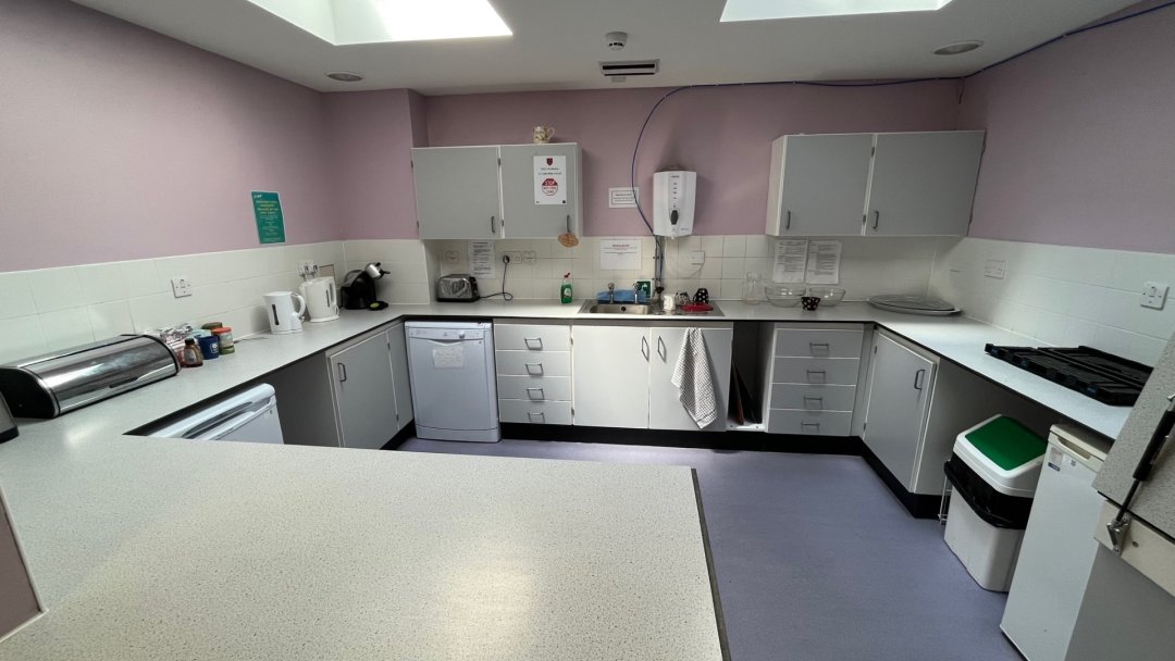 Staff room at DSLV E-Act Academy in Daventry