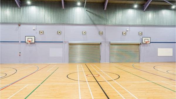 Sports Hall at Harris Academy Morden in London