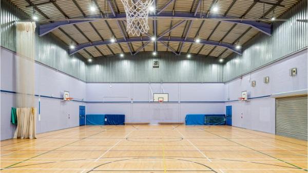 Sports Hall at Harris Academy Morden in London