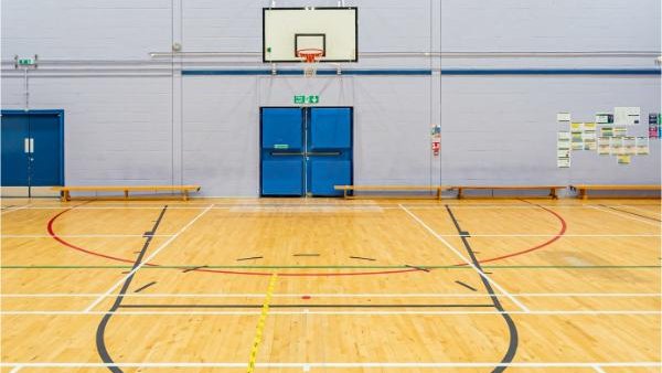 Sports Hall at Harris Academy Morden in London