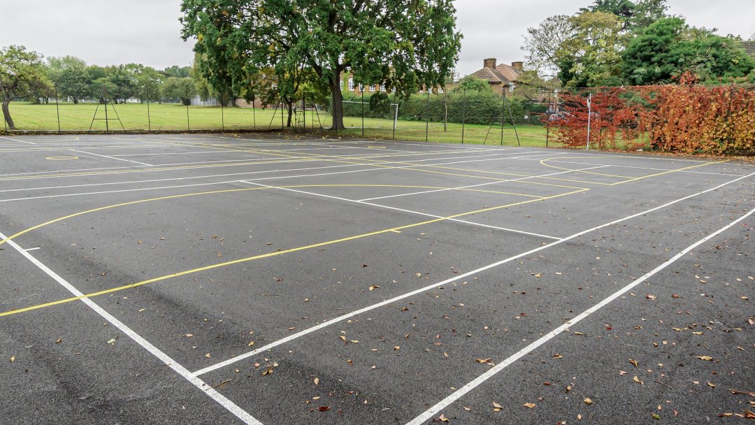 MUGA 1 at Harris Academy Morden in London