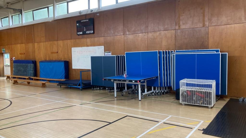 Gymnasium at Harris Academy Morden in London