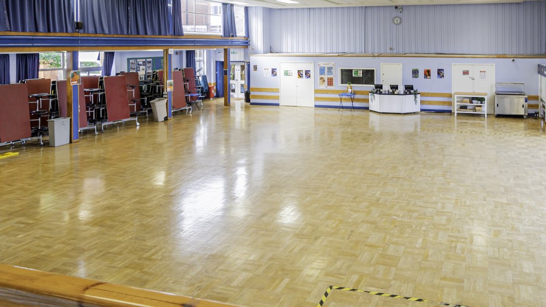 Main Hall at Harris Academy Morden in London