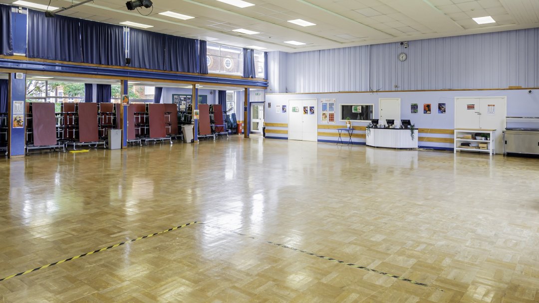 Main Hall at Harris Academy Morden in London