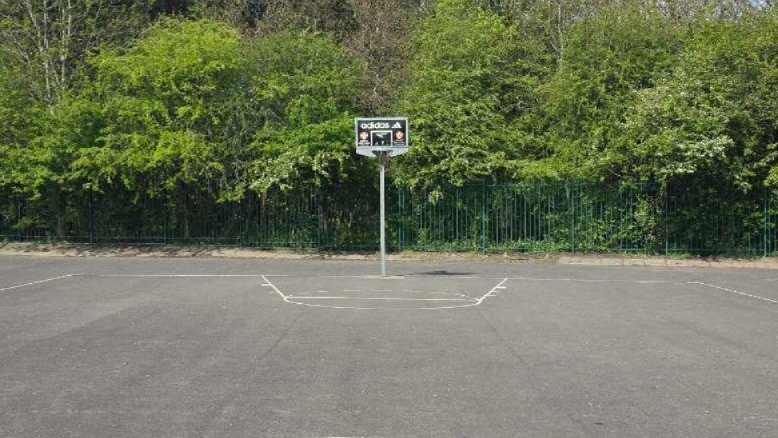 Outdoor Basketball Court at The Westleigh School in Leigh