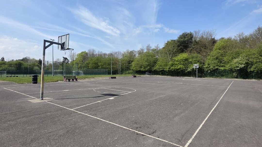 Outdoor Basketball Court at The Westleigh School in Leigh