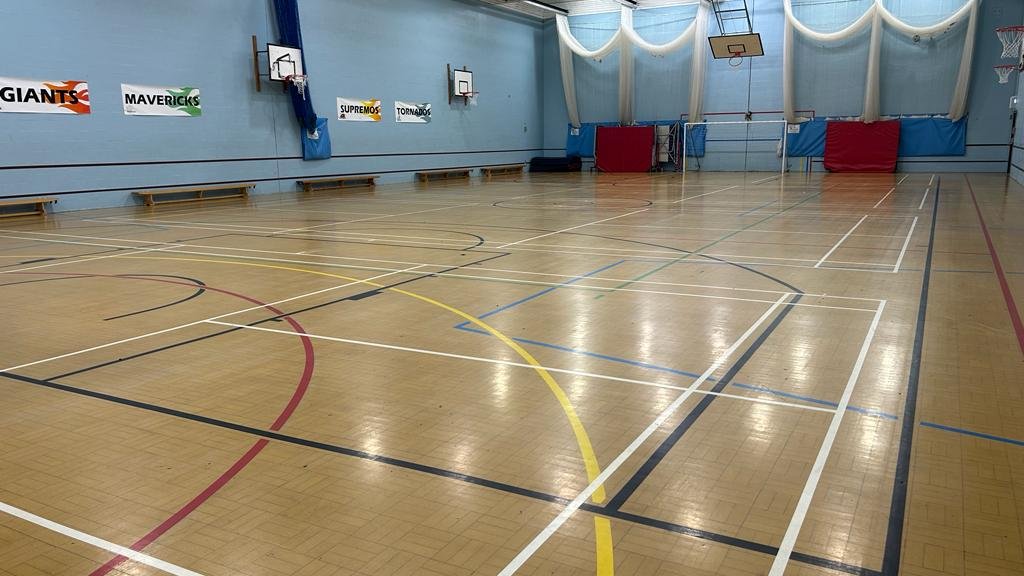 Sports Hall at De Warenne Academy in Doncaster