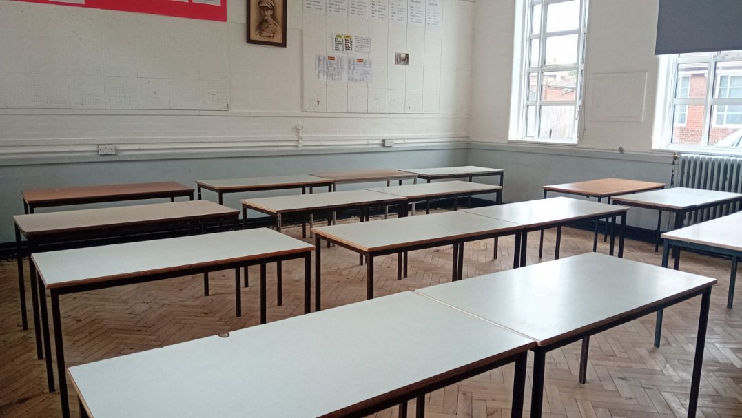 Classrooms A block at Windsor Boys School in Windsor