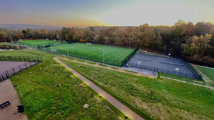 3G Pitch at Tunbridge Wells Grammar School for Boys (Sevenoaks Campus) in Kent